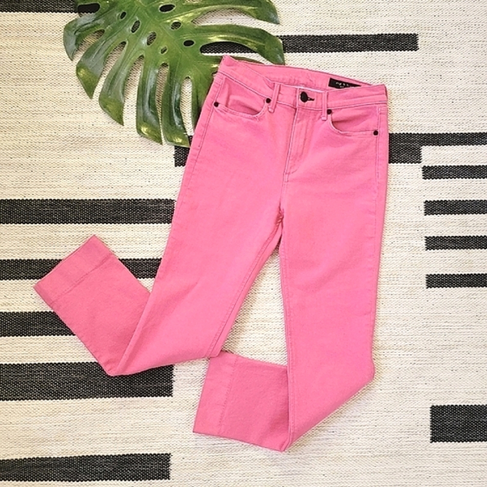 RAG & BONE Ankle Jeans | Bull Pink | SZ: 26 - Picture 3 of 13